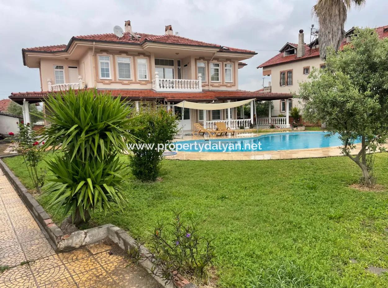 4 1 Villa Zum Verkauf In Dalyan Für 1000M2 Land