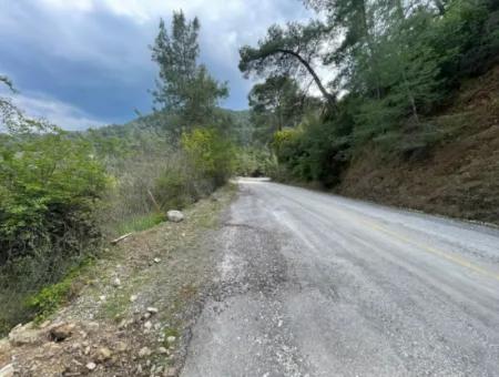 5000M2 Feld Zum Verkauf Am Anfang Der Straße In Çandır